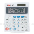 Calculadora de mesa de 12 dígitos de dupla potência com seleção de arredondamento e função de imposto (LC229T-WHITE)